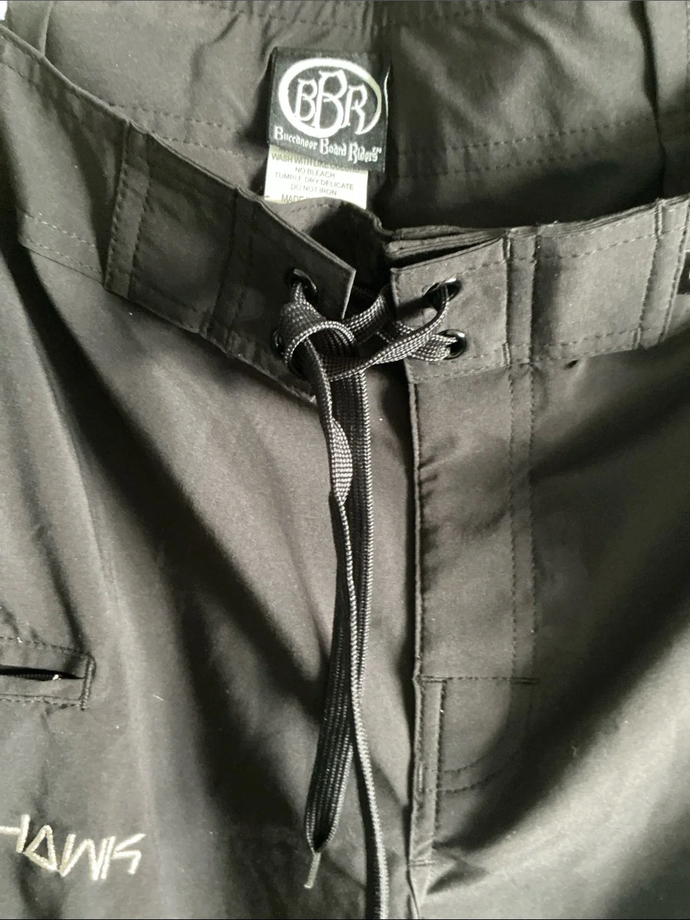 Buccaneer Board Riders Men’s Board Shorts Black/Silver Sz 30” NEW